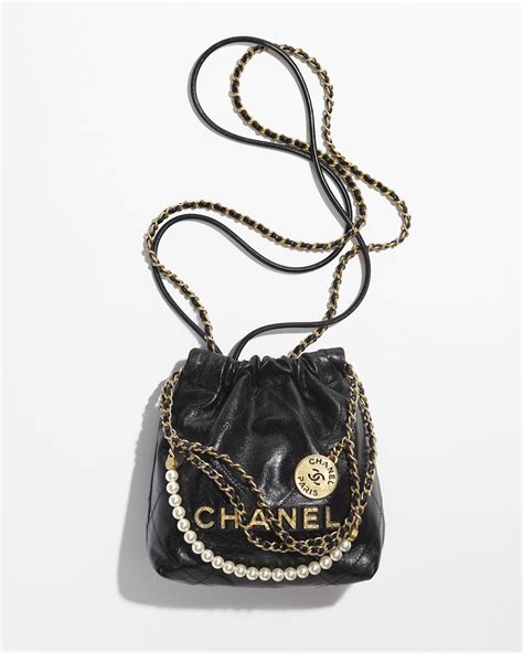 chanel 22 mini black|chanel mini bag 22.